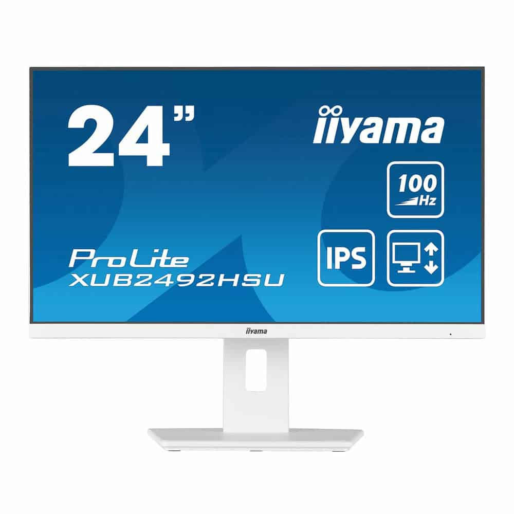 iiyama ProLite XUB2492HSU-W6 24" Full HD 100Hz FreeSync IPS Monitor